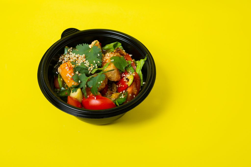 овочі з куркою